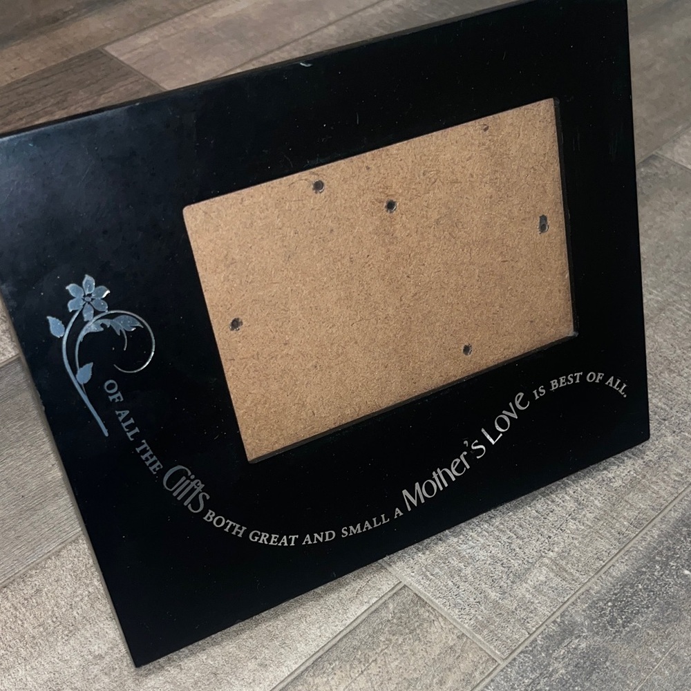 Black Sentimental Picture Frame